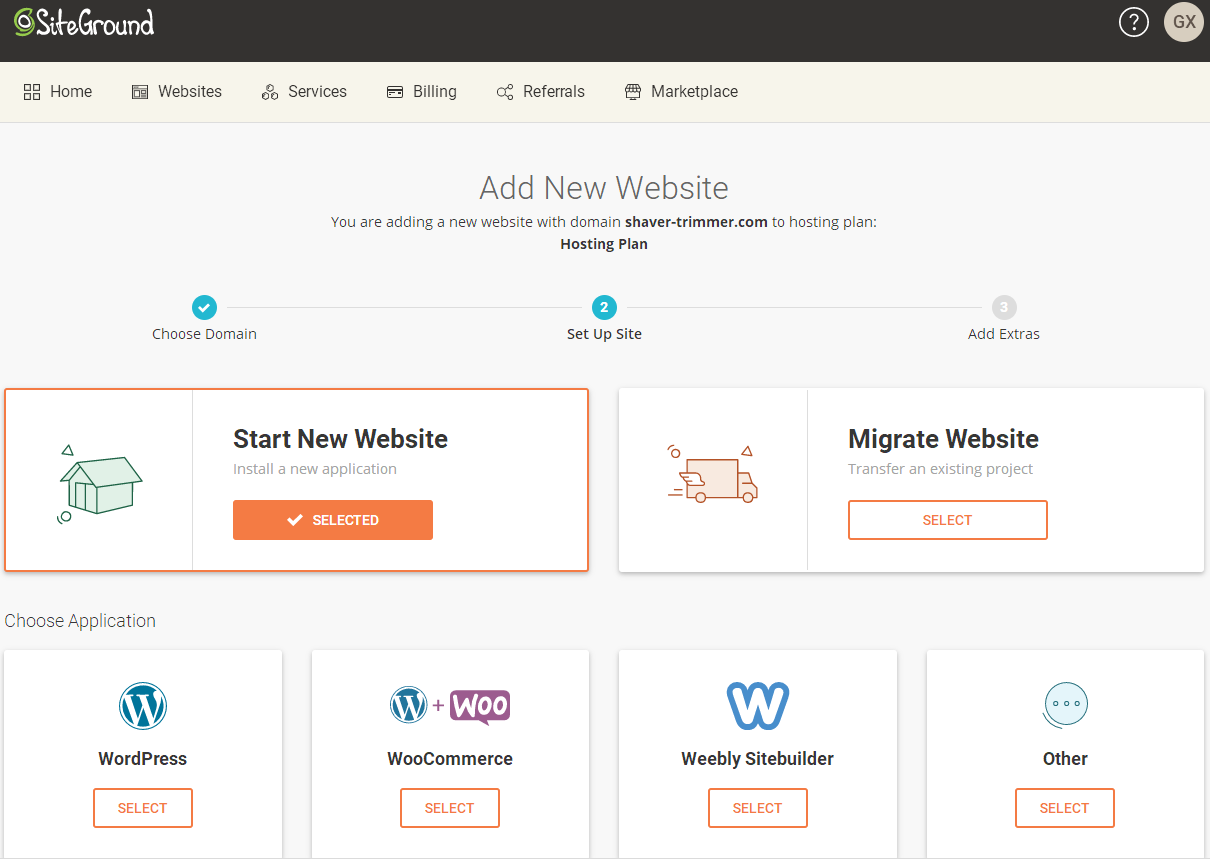 《SiteGround增加新域名安装多个网站教程》
